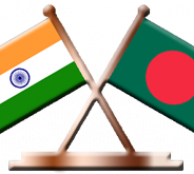 india bangladesh flags